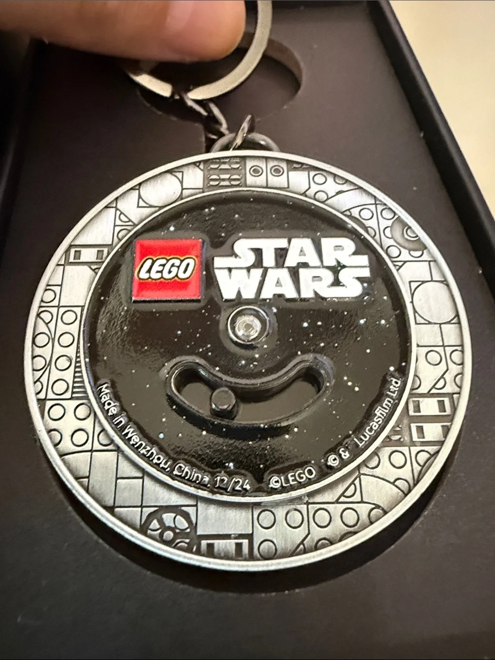 LEGO Star Wars Black & Silver Themed Keychain